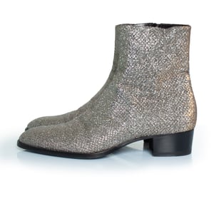 Saint Laurent Glitter Wyatt stövlar Viper Night fw16