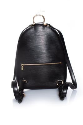 Louis Vuitton Epi Mabillon zwarte leren tas