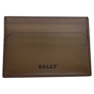 Bally-korthållare i brunt läder