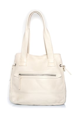 Hogan witte leren shopper