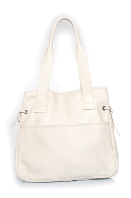 Hogan witte leren shopper