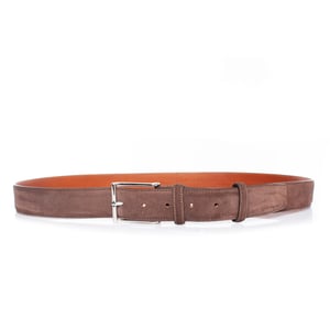 Santoni bruine suède riem