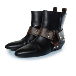 Louis Vuitton Rhapsody leren enkellaarsjes