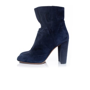 Chloe rund tå volanger-ankelboots