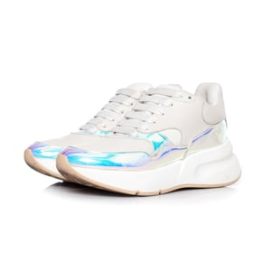 Alexander McQueen Iridescent Larry trainers.