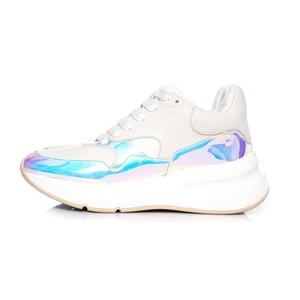 Alexander McQueen Iridescent Larry trainers.