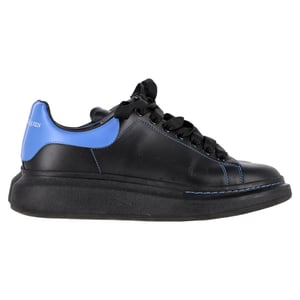 Alexander McQueen Oversized Sneakers in Black Leather