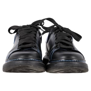 Alexander McQueen Oversized Sneakers in Black Leather