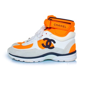 Chanel Neon hoge sneakers