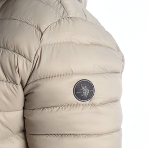 Herren-Steppjacke mit Kapuze US42127019