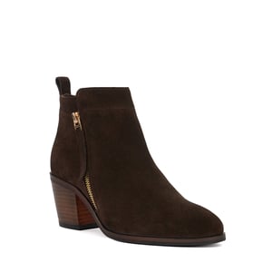 Dune Ladies Paicing - Block Heel Side Zip Boots