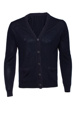 Lanvin Blå ullkofta