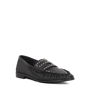 Dune Ladies Gazillion - Studded Leather Penny Loafers