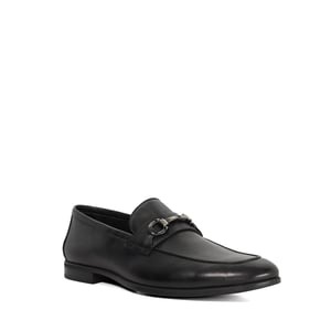 Dune Mens Seymore Wf - Leather Wide Fit Snaffle Loafers