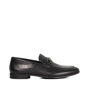 Dune Mens Seymore Wf - Leather Wide Fit Snaffle Loafers