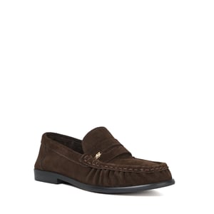 Dune Ladies Grisella - Leather Slip On Ruched Toe Loafers