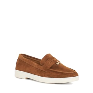 Dune Ladies Grinning - Suede Slip On Loafers