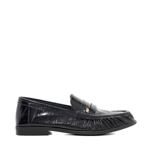 Dune Ladies Grisella - Leather Slip On Ruched Toe Loafers