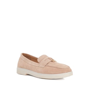 Dune Ladies Grinning - Suede Slip On Loafers