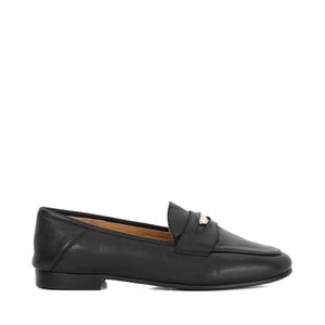 Dune Ladies Greek - Coin Penny Trim Crush Back Loafers