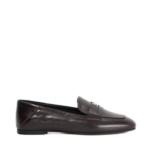 Dune Ladies Glances - Leather Crush Back Logo Penny Loafers