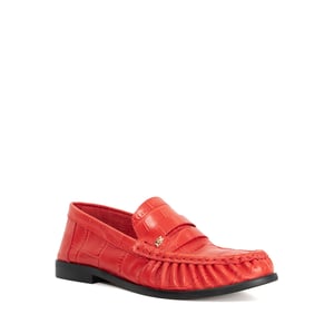 Dune Ladies Grisella - Leather Slip On Ruched Toe Loafers