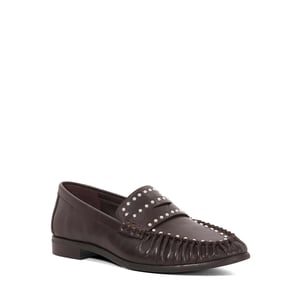Dune Ladies Gazillion - Studded Leather Penny Loafers