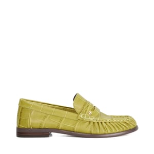 Dune Ladies Grisella - Leather Slip On Ruched Toe Loafers