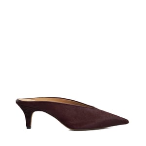 Dune Ladies Decisive - Pointed Toe Kitten Heel Leather Mules