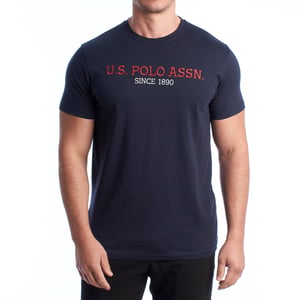 Herren-T-Shirt aus Baumwolle mit kurzen Ärmeln US42154022