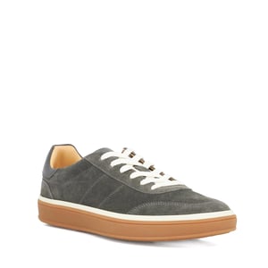 Dune Mens Tony Wf - Wide Fit Suede Lace-Up Trainers