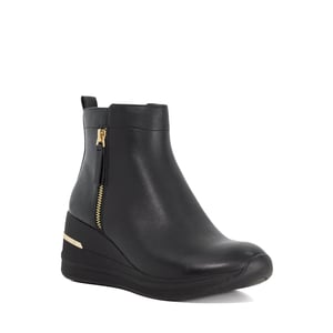 Dune Ladies Everyone - Leather Wedge Ankle Boots