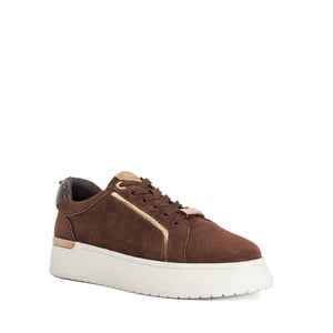Dune Ladies Emmelino - Suede Lace Up Chunky Trainers