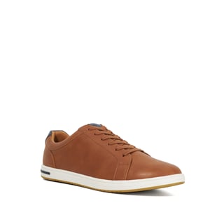Dune Mens Tezzy - Perforated Lace-Up Trainers