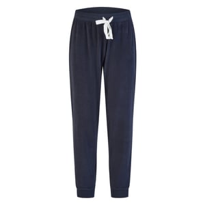 By Louise Dames winter pyjama set lang badstof donker gestreept