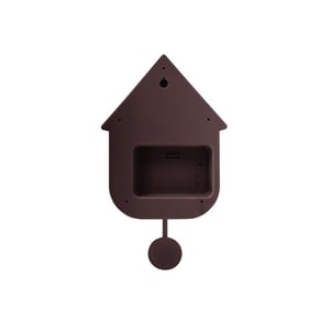 Karlsson wandklok modern cuckoo oro earth brown