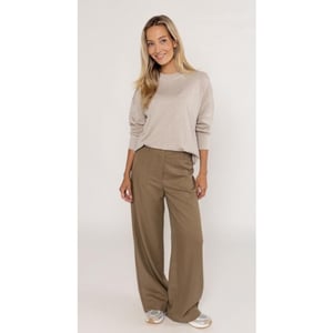 Poools Shiny pullover 533184-pebble