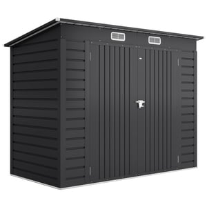 4goodz Gereedschapsschuur metaal met dubbele deuren 249x121x183cm -