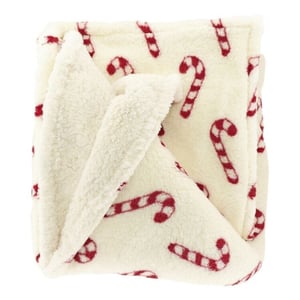 Unique Living plaid cancy cane 150x200cm -