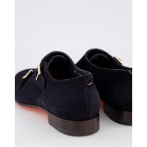 Santoni Heren double buckle loafer