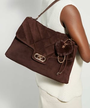 Dune Accessories Regency - Suede Shoulder Bag