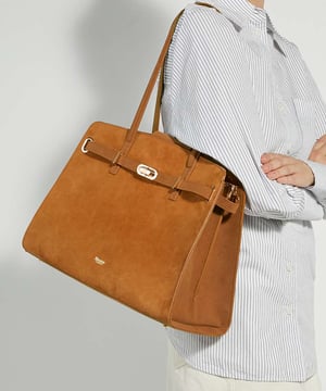 Dune Accessories Define - Long Handle Leather Shoulder Bag