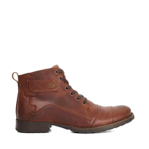 Dune Mens Simon - Leather Lace Up Chukka Boots