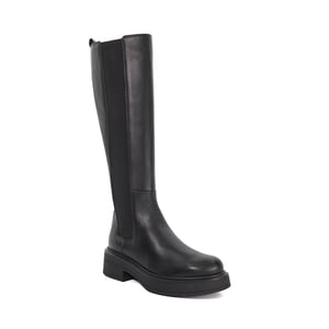 Dune Ladies Temmings - Leather Chunky Knee High Boots