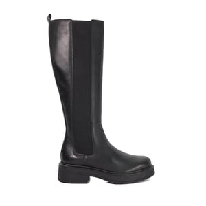 Dune Ladies Temmings - Leather Chunky Knee High Boots