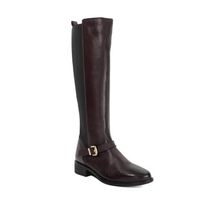 Dune Ladies Toon - Buckle Detail Leather Knee High Boots
