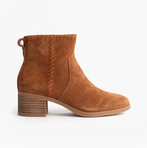 Toms Delilah Dames Enkellaarsjes Bruin