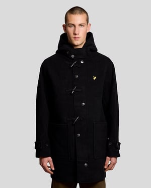 Lyle & Scott Duffle Coat - Black