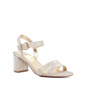 Dune Ladies Wf Merisa - Wide-Fit Block-Heel Sandals