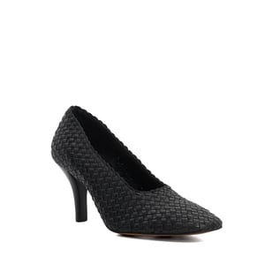 Dune Ladies Admired - Woven Leather Stiletto Heel Court Shoes